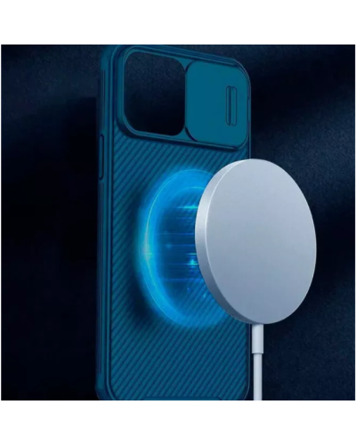 Qoruyucu örtük Nillkin iPhone 13 CamShield Blue 3127