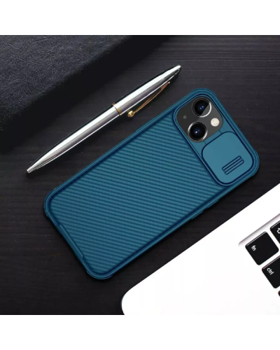 Qoruyucu örtük Nillkin iPhone 13 CamShield Blue 3127