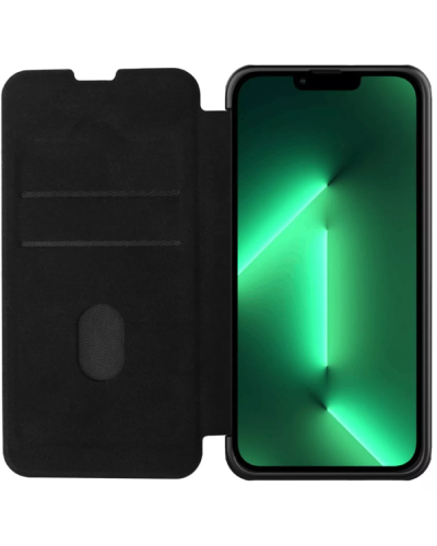 Qoruyucu örtük Nillkin iPhone 13 Pro Max Qin Pro Leather Black 5587