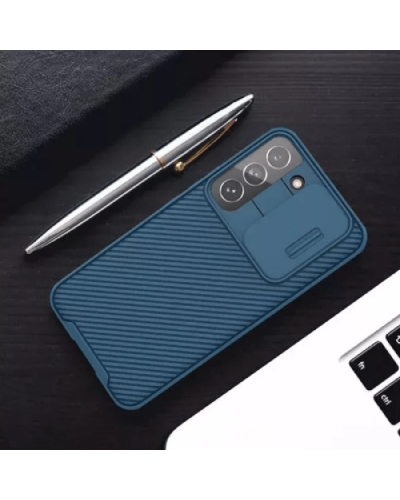 Qoruyucu örtük Nillkin Samsung S22 CamShield Blue 5274