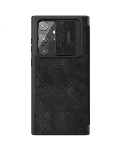 Qoruyucu örtük Nillkin Samsung S22 Qin Pro Leather Black 5502