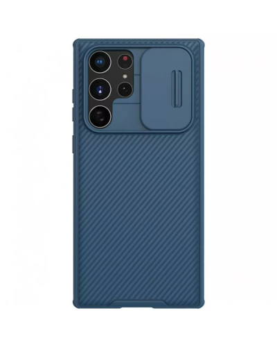 Qoruyucu örtük Nillkin Samsung S22 Ultra CamShield Blue 5335