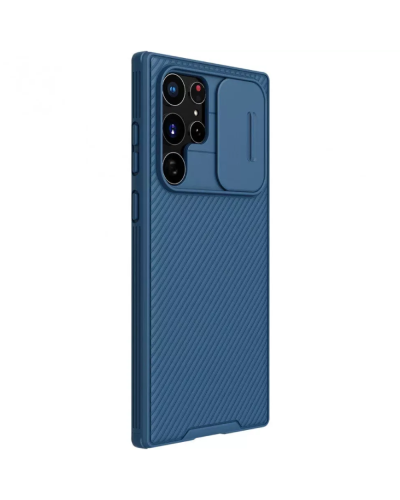 Qoruyucu örtük Nillkin Samsung S22 Ultra CamShield Blue 5335