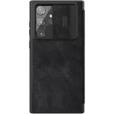 Qoruyucu örtük Nillkin Samsung S22 Ultra Qin Pro Leather Black 5564