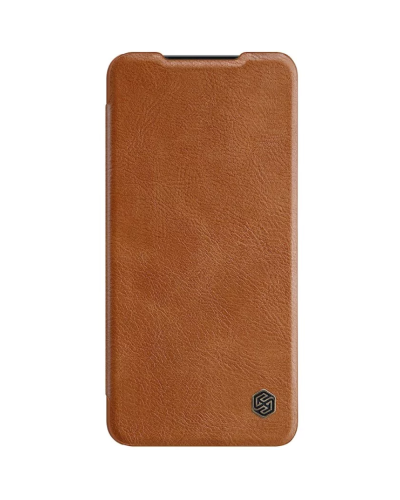 Qoruyucu örtük Nillkin Samsung S22 Ultra Qin Pro Leather Brown 5571