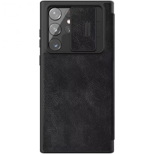Qoruyucu örtük Nillkin Samsung S22+ Qin Pro Leather Black 5533