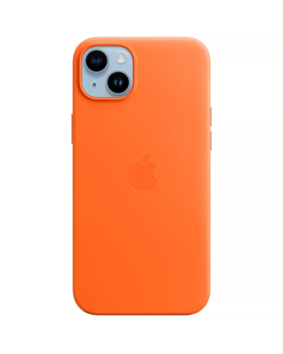 Qoruyucu örtük iPhone 14 Plus Leather With MagSafe-Orange MPPF3ZM/A