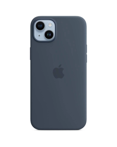 Qoruyucu örtük iPhone 14 Plus Silicone With MagSafe-Storm Blue MPT53ZM/A