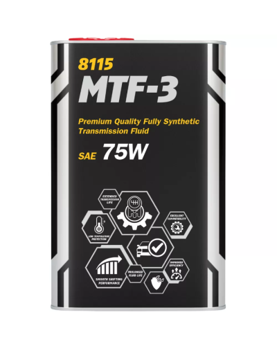 Sürətlər qutusu üçün yağ Mannol 8115 O.E.M MTF-3 1L Metal 1 lt