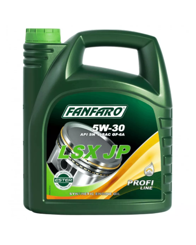Mühərrik yağı Fanfaro 6703 LSX JP 5W-30 SAE 5W-30 4L Metal