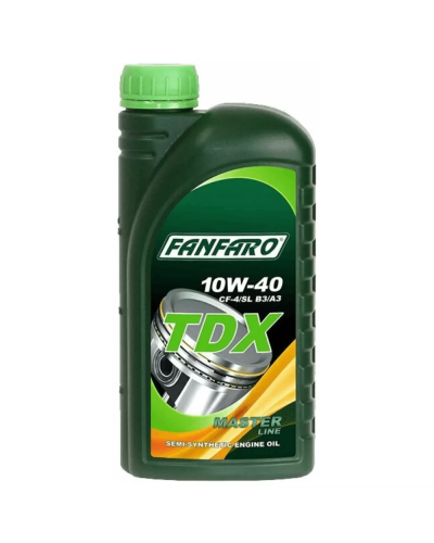 Mühərrik yağı Fanfaro TDX Semi-Synthetic SAE 10W-40 1 lt Special