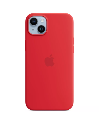 Qoruyucu örtük iPhone 14 Plus Silicone With MagSafe (Product) Red MPT63ZM/A