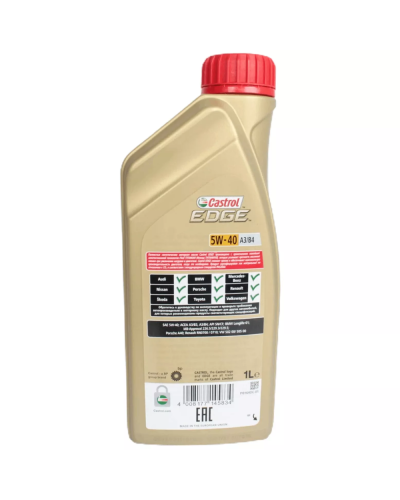 Mühərrik yağı Castrol EDGE 5W40 A3\B4 C7, 1L