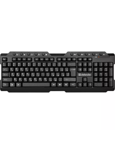 Keyboard Defender Element  HB-195 WL Black  45195