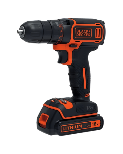 Drel-şurup bağlayan Black&Decker  BDCHD18KB-QW CASE (2X1.5)