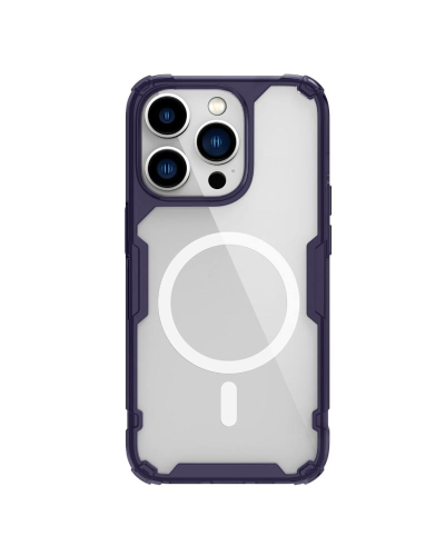 Qoruyucu örtük Nillkin iPhone 14 Pro Nature MagSafe Deep Purple 7139