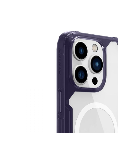 Qoruyucu örtük Nillkin iPhone 14 Pro Nature MagSafe Deep Purple 7139