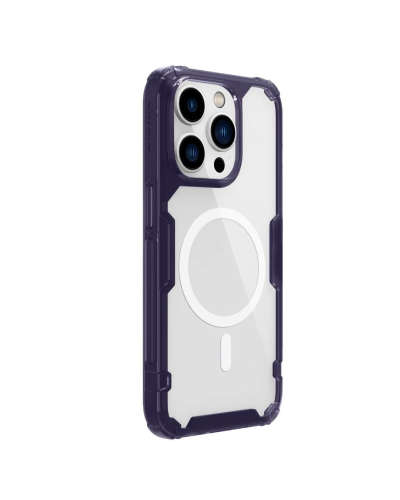 Qoruyucu örtük Nillkin iPhone 14 Pro Nature MagSafe Deep Purple 7139