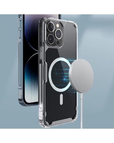 Qoruyucu örtük Nillkin iPhone 14 Pro Max Nature MagSafe Deep Purple 7146