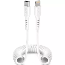 Cable SBS Type-C to Lightning MFI Spiral Cable 1M White / TECABLELIGTCSW