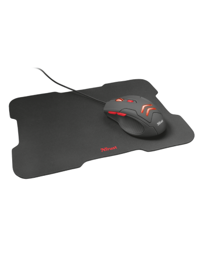 Gaming Mouse+Pad Trust ZIVA BLACK / 21963