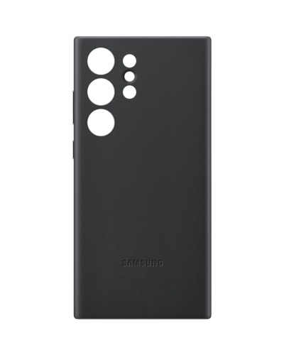 Qoruyucu örtük Samsung S23 Ultra Leather Black EF-VS918LBEGRU