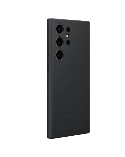 Qoruyucu örtük Samsung S23 Ultra Leather Black EF-VS918LBEGRU
