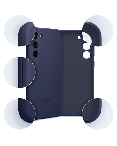 Qoruyucu örtük Samsung S23+ Silicone Navy EF-PS916TNEGRU