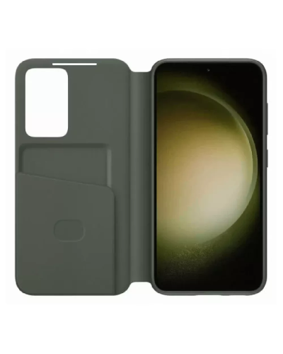 Qoruyucu örtük Samsung S23 Smart View Wallet Khaki EF-ZS911CGEGRU