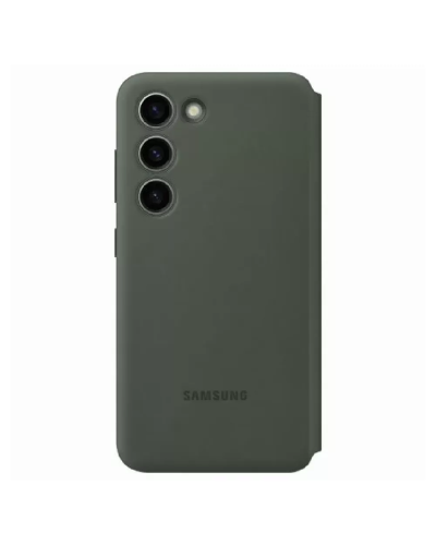 Qoruyucu örtük Samsung S23 Smart View Wallet Khaki EF-ZS911CGEGRU
