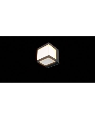 Smart solar portable wall lights - cube black SLRT-0123