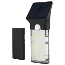 Smart solar portable wall lights - handy black SLRT-0225