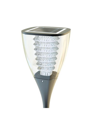 Smart solar path lights - tornado black SLRT-0780