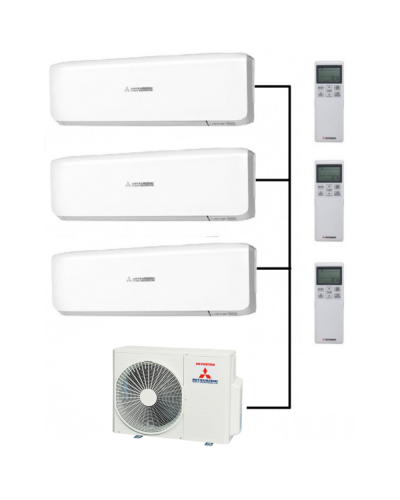 Multi-Split Xarici Blok Mitsubishi SCM50ZS-W(R32)3Port