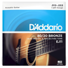 D-Addario EJ11 80/20 Bronze 12-53 Light