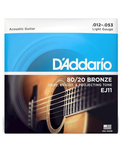 D-Addario EJ11 80/20 Bronze 12-53 Light