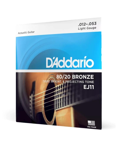 D-Addario EJ11 80/20 Bronze 12-53 Light