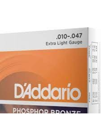 D-Addario EJ15 Phosphor Bronze 10-47 Extra Light