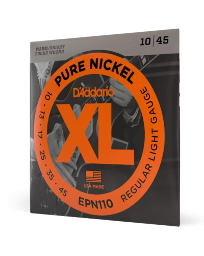 D-Addario EPN110 Pure Nickel 10-45 Regular Light