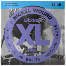 D-Addario EXL115 XL Nickel Wound 11-49 Medium/Blues-Jazz Rock