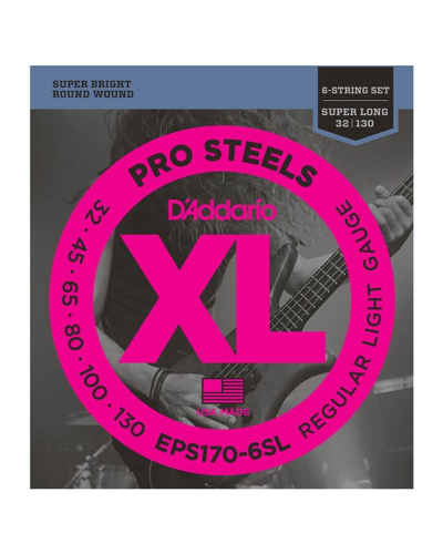 D-Addario EPS170-6SL XL Prosteels 32-130 Regular Light