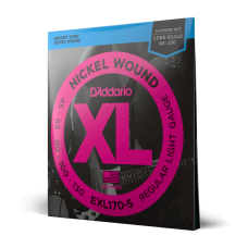 D-Addario EXL170-5 XL Nickel Wound 45-130 Regular Light