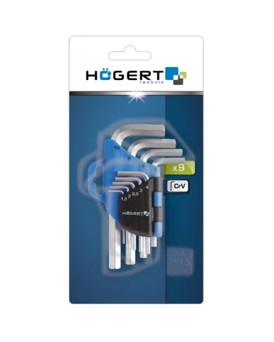 Açar dəsti Hogert HT1W802/9 əd.