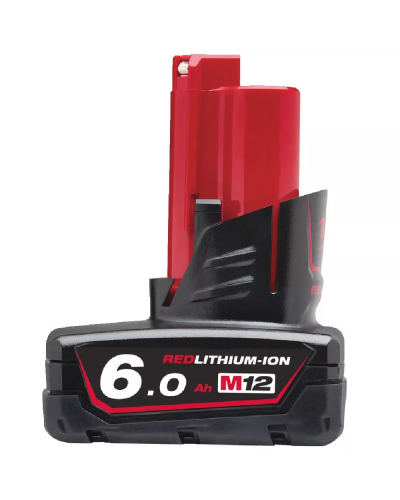 Akkumulyator batareyası Milwaukee M12B6 12V/6.0 (4932451395)