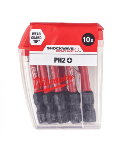 Başlıq dəsti Milwaukee PH2 50mm /10 pcs (4932430855)