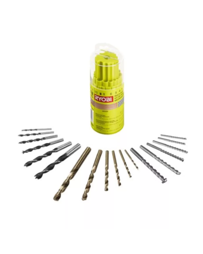 Burğu dəsti Ryobi RAK18DMIX / 18 PCS