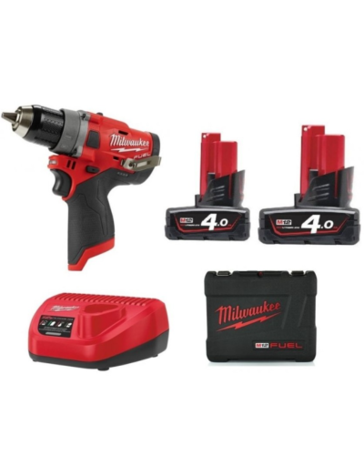 Drel-şurup bağlayan Milwaukee  M12FDD-402X (CASE+2X4.0)