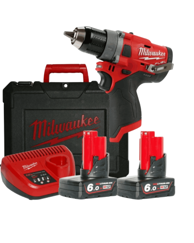 Drel-şurup bağlayan Milwaukee  M12FDD-602X (CASE+2X6.0)