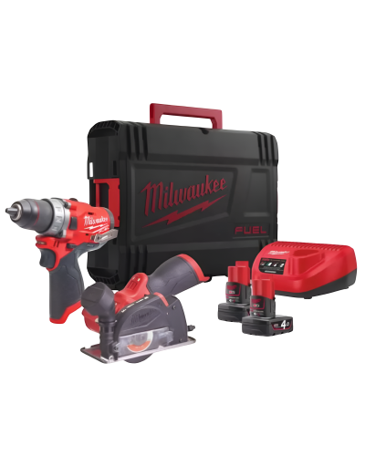 Drel-şurup bağlayan Milwaukee M12FPD-402X (CASE+2X4.0)