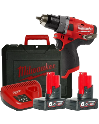 Drel-şurup bağlayan  Milwaukee M12FPD-602X (CASE+2X6.0)